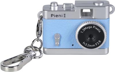 Kenko Pieni II Nemophila Digital Toy Camera with Photo and Video MicroSD Card 446843 Keychain, 1.31 Megapixels, Capability, Slot,