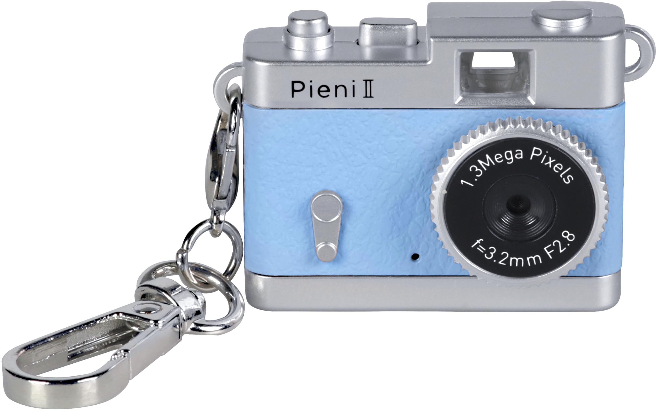 

Kenko Pieni II Nemophila Digital Toy Camera with Photo and Video MicroSD Card 446843 Keychain, 1.31 Megapixels, Capability, Slot,