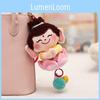 Lotus Little Buddha Plush Keychain With Short Plush Material For Lucky Bag Decor