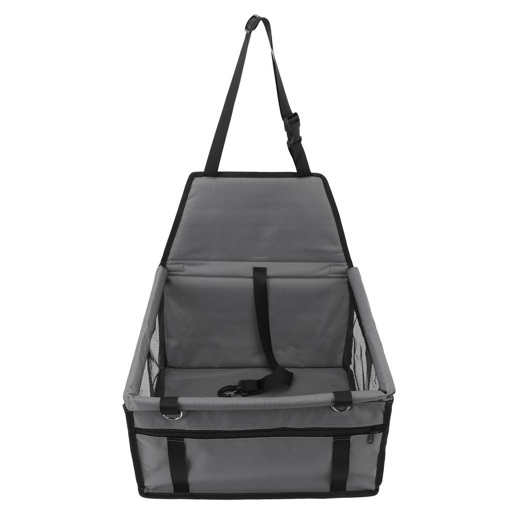 Pet Car Seat Oxford Cloth Water Proof Coating Non Slip Backing Dog Safety Seat with Adjustable Belt