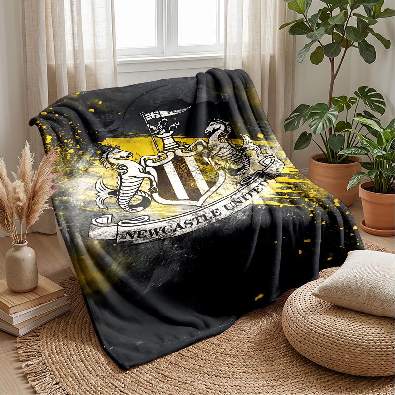 Newcastle United Theme blanket Soft Flannel Fleece Blanket Warm Lightweight Throw Blanket for Home Sofa Bed