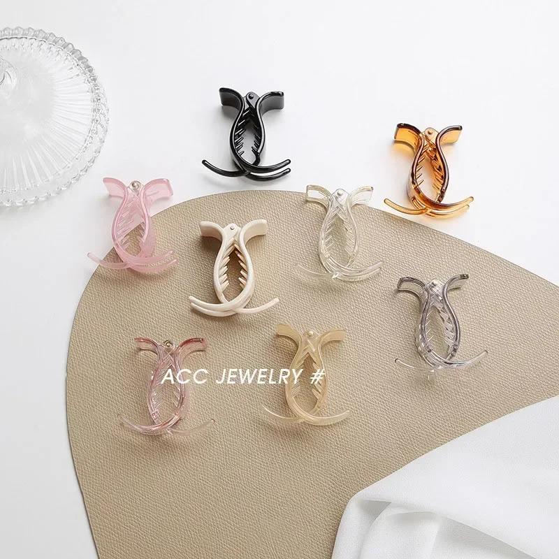 Cute Kawai Vintage Hair Claw Ponytail Binding Head Plate Bath for Women Popular Style  1pc