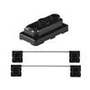 Black Plate Mount Stabilizers 2U 6.25U 6U Quiet Operate and Long Lifespans