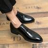 New Red Sole Brogue Shoes Men Black Business Mens Formal Shoes Lace-up Round Toe Spring/Autumn Size 38-46