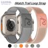 Nylon Trail Loop Strap For Apple Watch Ultra Band 49mm 46mm 42mm 45mm 41mm 44mm 40mm 38mm Bracelet for iWatch Series 11 10 9 8 7 6 5 4 SE  Accessory