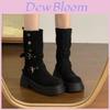 Womens Fall Winter Pu Slipon Ankle Boots With Nonslip Rubber Sole For Casual Comfort
