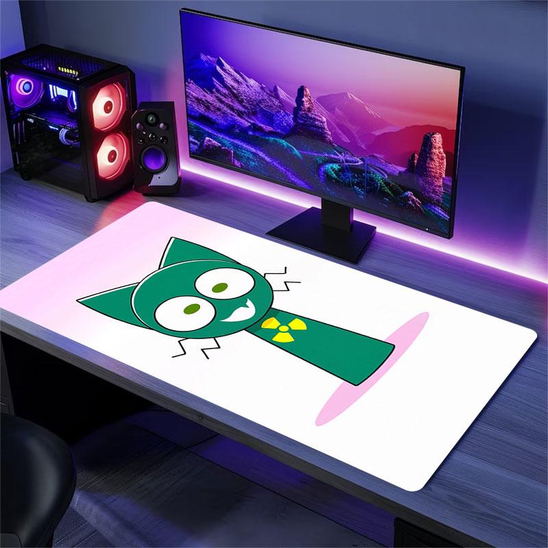 Cartoon Mouse Pad, Large Gaming Desk Mat, Non-slip XXL Mousepad for Laptop & Tablet, Mini PC Playmat with Stitched Edges