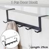 1 Piece Of Household Space Saving  Five Hook Door Hanger Hook  Easy To Install  Modern Style  Durable Jacket Storage Rack
