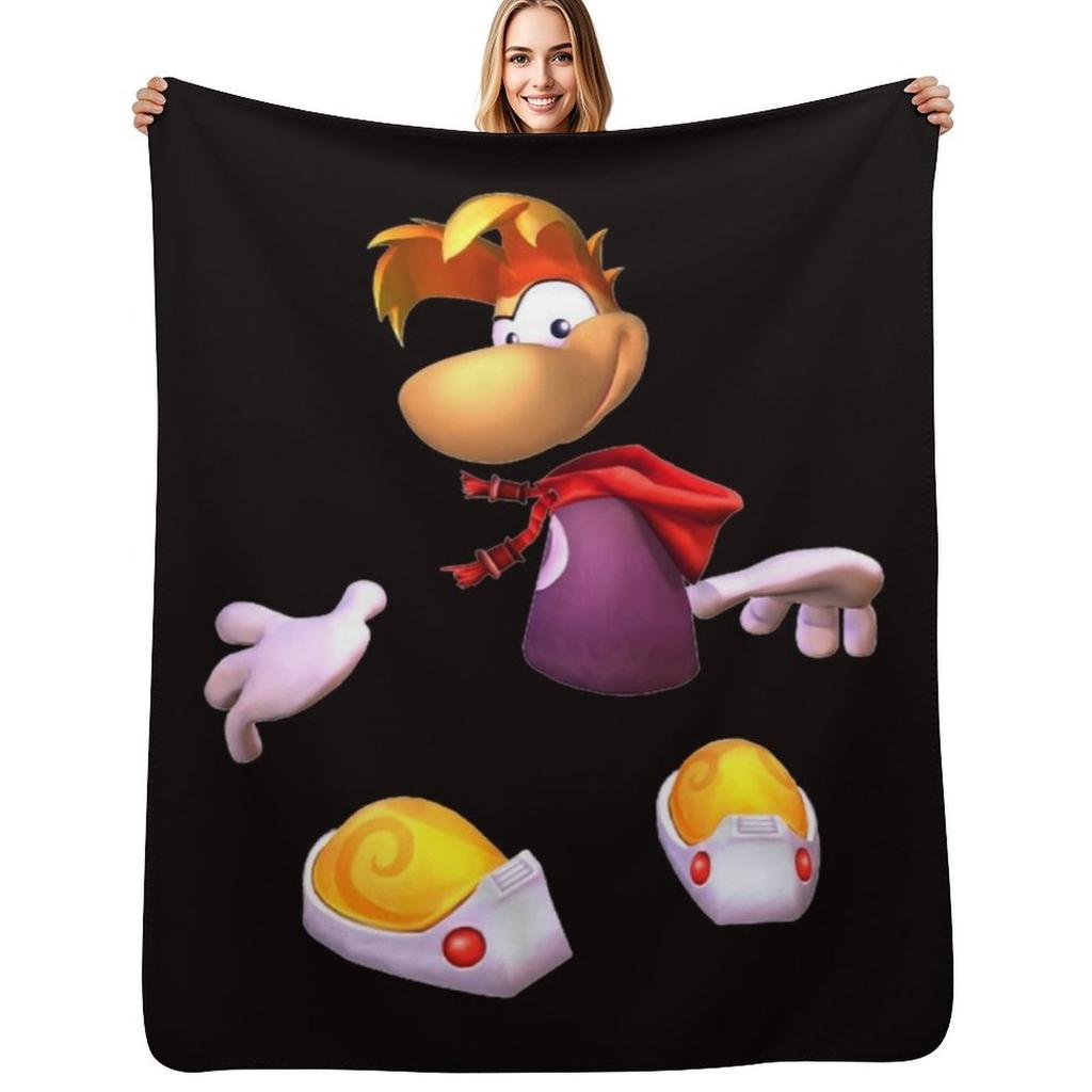Rayman Wurfdecke Flauschige Plüsch-Wurfdecke für Sofa Sessel