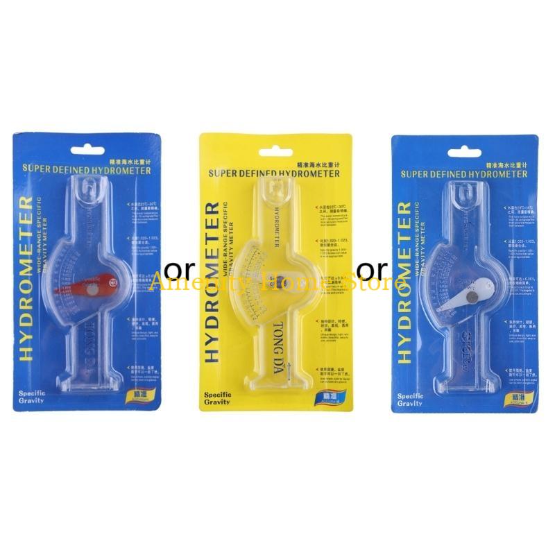 F26C Accurate Hydrometer Salinity Meter Perfect for Testing Both Salinity and Specific Gravity for Aquarium Fish for Tank