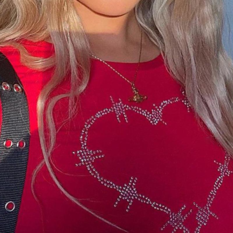 New Summer Beaded Embroidery Crop Top - Women's European & American Style