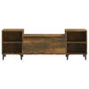 TV Cabinet Smoked Oak 160 x 35 x 55 cm Wood Based Panel