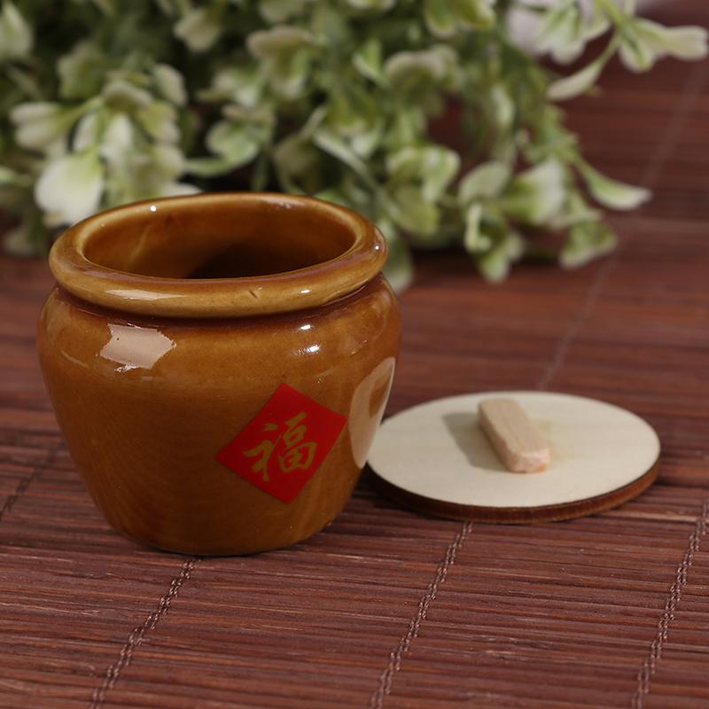 

1/12 Miniature Dollhouse Rice Vat Pretend Play Kitchen Toy one size
