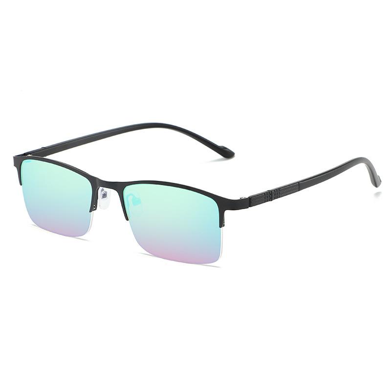 New Sunglasses Women Men Rectangle Glasses Female Eyewear Correcting Special Red Green Blind Color Weak Glasses Male Eyeglasses
