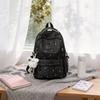 Schulrucksack im Sternen-Design für Mädchen aus Nylonmaterial mit Fach für einen 10-Zoll-Laptop