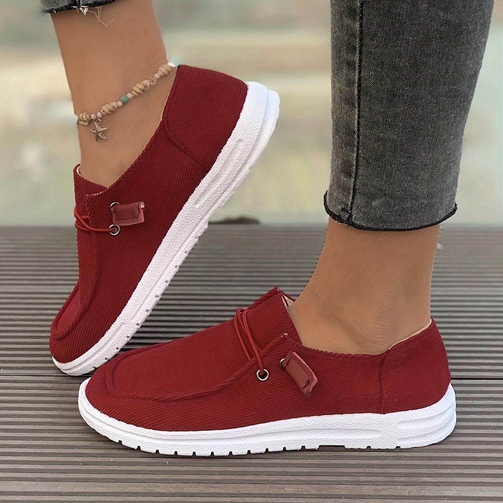 Fashionable Striped Plain Color Skateboarding Shoes Wear Resistant Non-slip Canvas Sneakers Casual Universal Lace-up Loafers Low Neckline