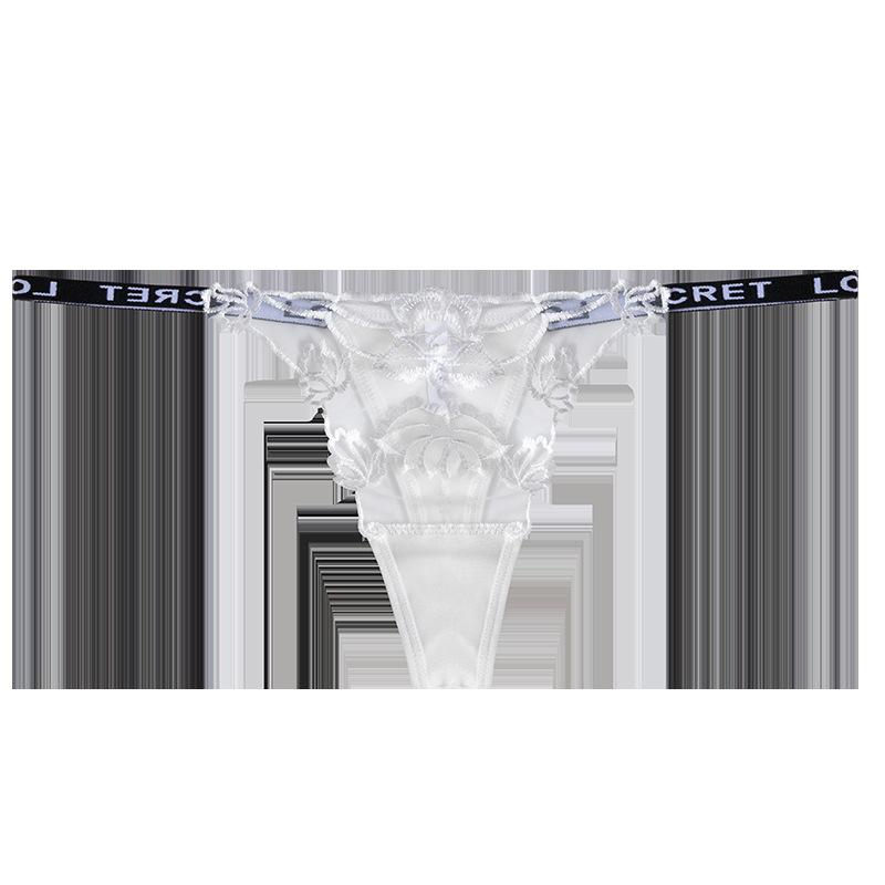 Damska seksowna koronkowa bielizna typu stringi z literami na pasie, wygodna, na wiosnę i lato