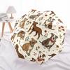 1 PC Automatic Folding Umbrella - Cute Dog Pattern, Portable & Foldable Design with 8 Ribs, Christmas Birthday Gifts