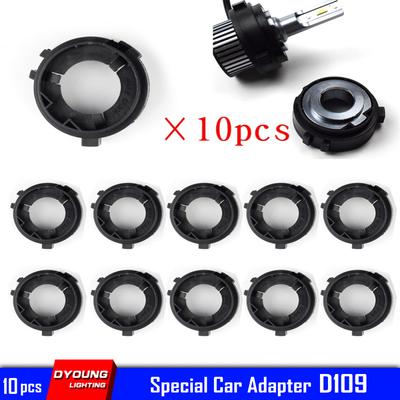 10Pcs/Lot H7 Led Adapter H7 For VW Touran Golf 6 Car Headlights Base Connector Socket For Multivan Sharan Scirocco D109