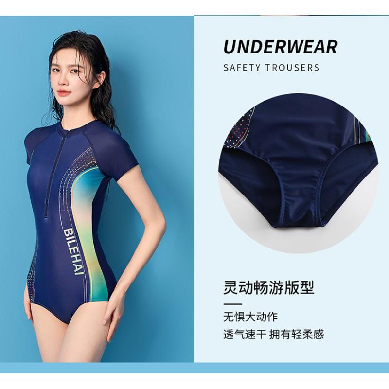 Swimsuit Women's One-piece Triangle Racing Slim Slimming Swimming Pool Sports Hot Large Size