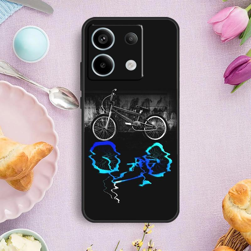 Bike Bicycle Sport Case For Xiaomi Redmi Note 13 11 10 12 14 15 Pro Plus Cover For Redmi 15 14C 10C 13C 12C 15C
