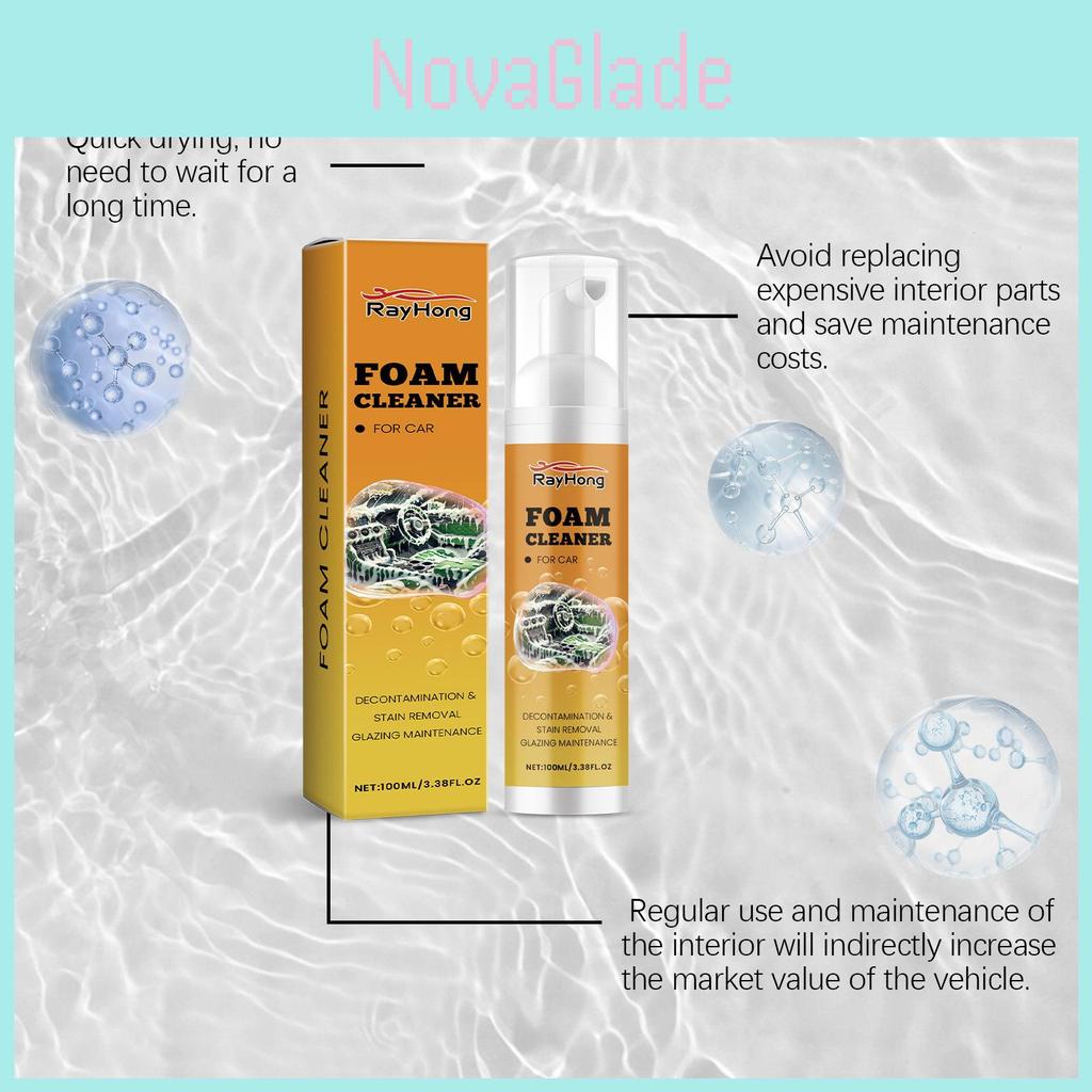Rayhong Car Foam Cleaner 100ml Premium Foam Cleaner For Interior Care And Protection
