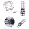 2x T10 Wasserdicht W5w 501 Auto Keil Seitenlicht Glühbirne-6SMD 5050 RGB 7 Farbe LED Fernbedienung (Keine Batterie)Blitzlicht Keillampe