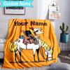 Custom Name Blanket Luke Wild West Blanket Bedding Blanket for Travel, Camping, Living Rooms, Offices, Sofas, Fan Christmas gift