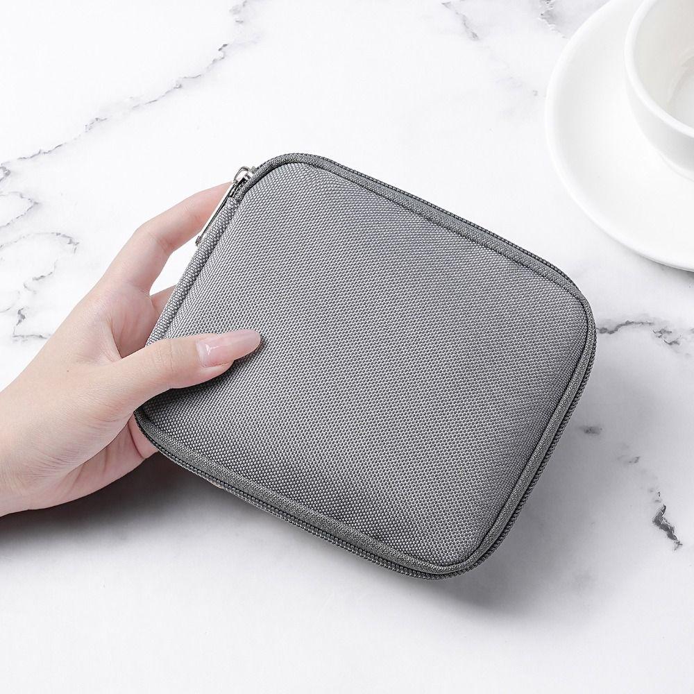 Portable Data Cable Organizer Zipper Mini Storage Pouch New Digital Storage Bag  U Disk