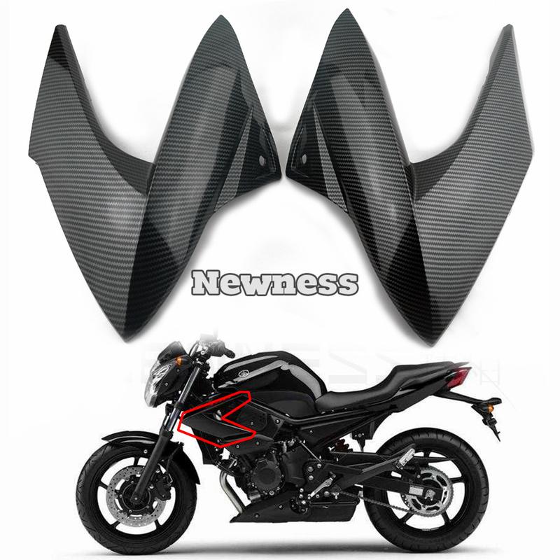 Motorcycle Body Fairings Carbon Front Bracket Side Cover Panel Cowl Fender Fairing For Yamaha XJ6 2009 2010 2011 2012