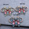 Colorful Cloisonné Enamel Butterfly Hanfu Hairpins & Hair Clips