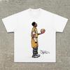 Kobe Looked Up At The American Heavy Women Unisex Tshirt Digital Direct Spray To Do Old Street Basketball Short Sleeve T Shirt