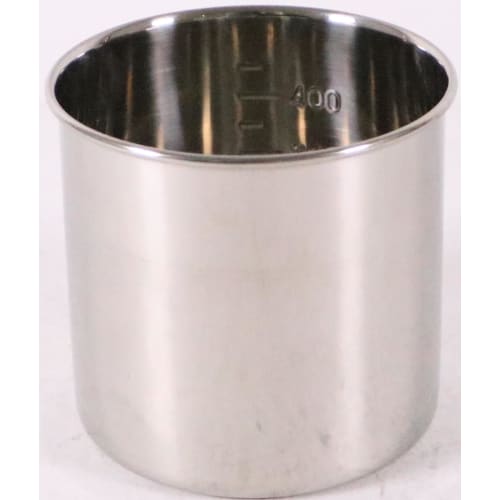 Oya Seisakusho Kitchen Pot with Measuring Cup, 9cm, Molybdenum Stainless Steel, Japan, AKT13009