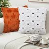 Plush Pillowcase With Pumpkin  Embroidery Halloween Decoration