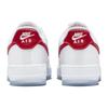 Nike Buty Damskie Air Force 1 Low '07 Satynowa Biel Varsity Red DX6541-100