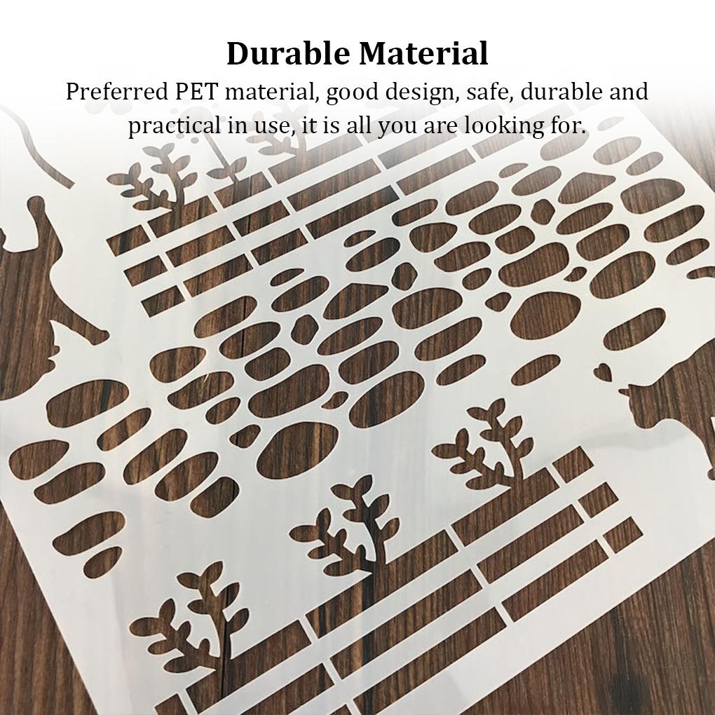 Șablon de Pictură pentru Copii Șablon de Desen de Perete Gol Șabloane Colorate de Graffiti pentru Copii pentru Embosarea Hârtiei, a Cărților