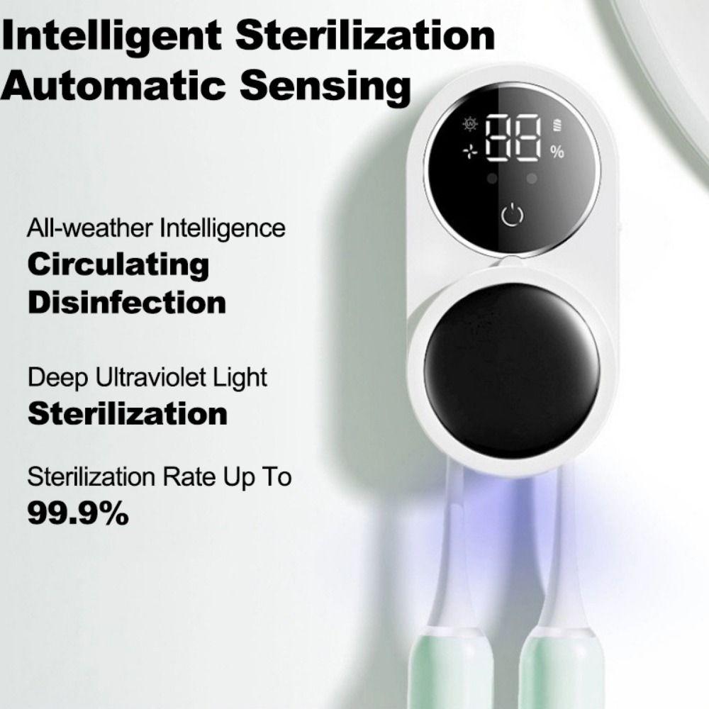 Electric Shelf Disinfectant Toothbrush Holder Toothbrush Intelligent Drying Rack  Bathroom