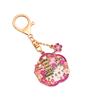 Metal Vintage Flower Pendant Exquisite Car Keyring Chinese Style Keychain  Backpack Decor