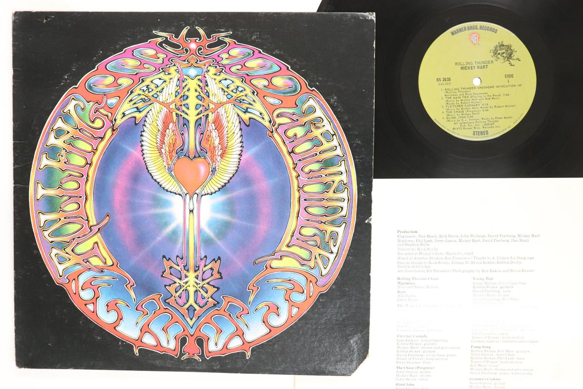 Виниловая пластинка MICKEY HART Rolling Thunder BS2635 WARNER BROS 1972 США Рок Б/у