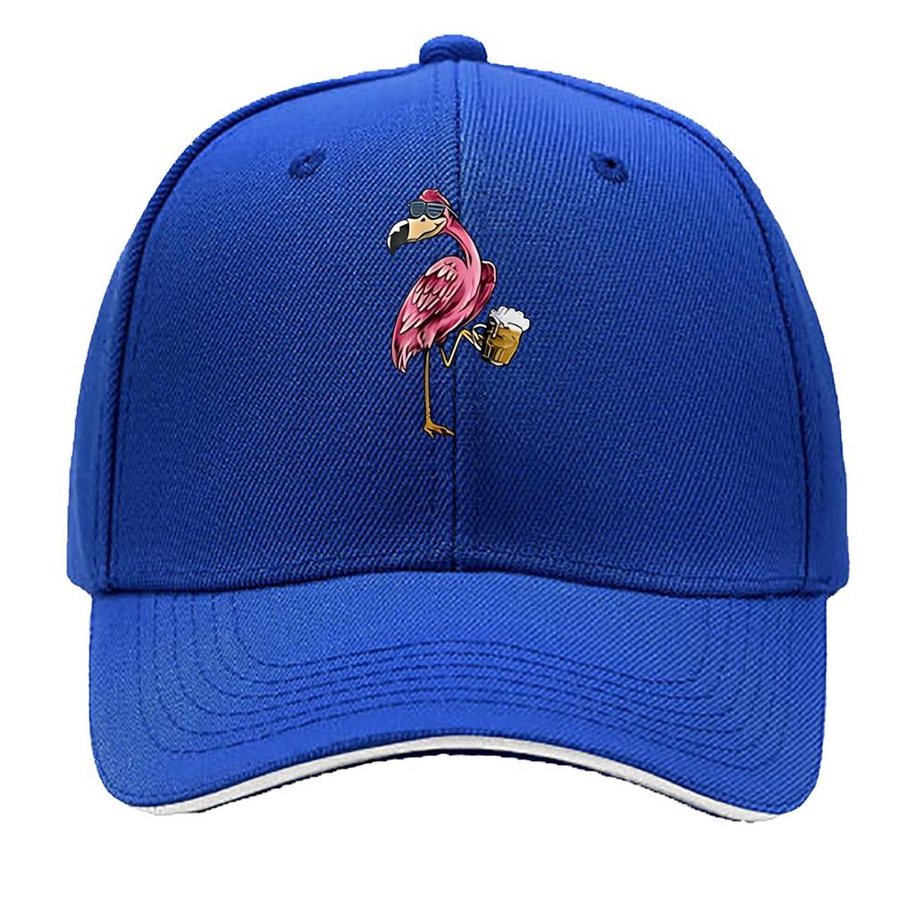 Printed Thousand Cranes Lightweight Outdoor Washable Curved Brim Hat Adjustable Size Fashionable Sandwich Baseball Cap