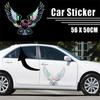 56*50cm Farbe Auto Tür Seite Karosserie Vinyl Aufkleber Dekoration Aufkleber Universal
