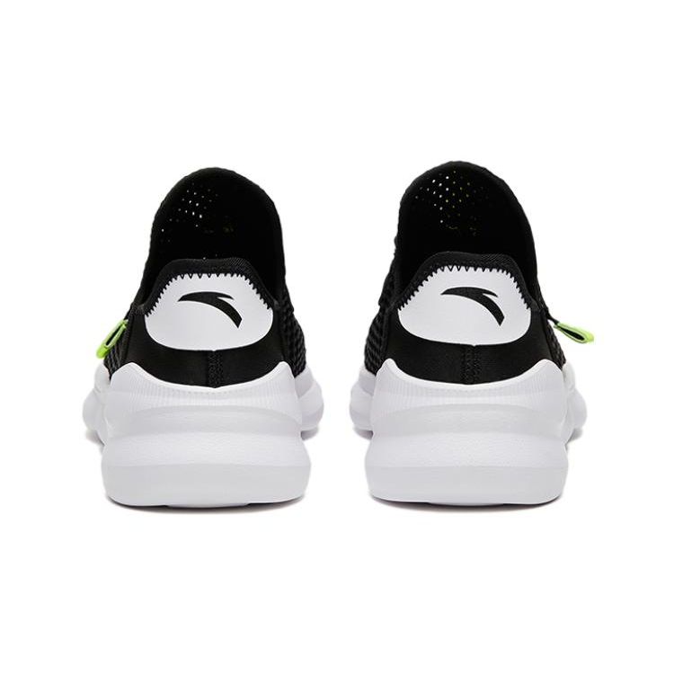 Anta Shock Absorbing Wear Resistant Kids Casual Shoes Kids Shoes Black White A312328851-3