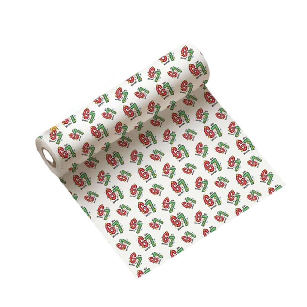 

Santa Claus Present Box Packing Snowman Gift Box Paper Christmas Wrapping Paper Xmas Ornament B-50*90CM