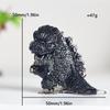 Godzilla Resin Crystal Figurine With Natural Gemstone For Home Decor And Giftgiving