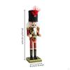 Nussknacker Soldat Traditionell Holz Klassische Statue für Sammler, Weihnachtsdeko,