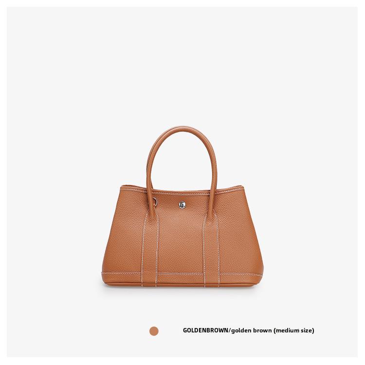 

2024 женская сумка-тоут через плечо с узором личи большой вместимости Medium 30*14*22