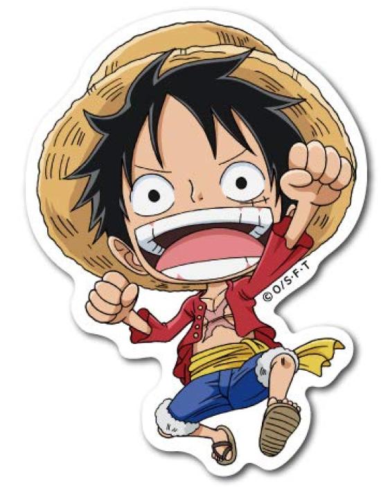 One Piece SD Character Luffy ONE PIECE Sticker LCS-508 (Normal)