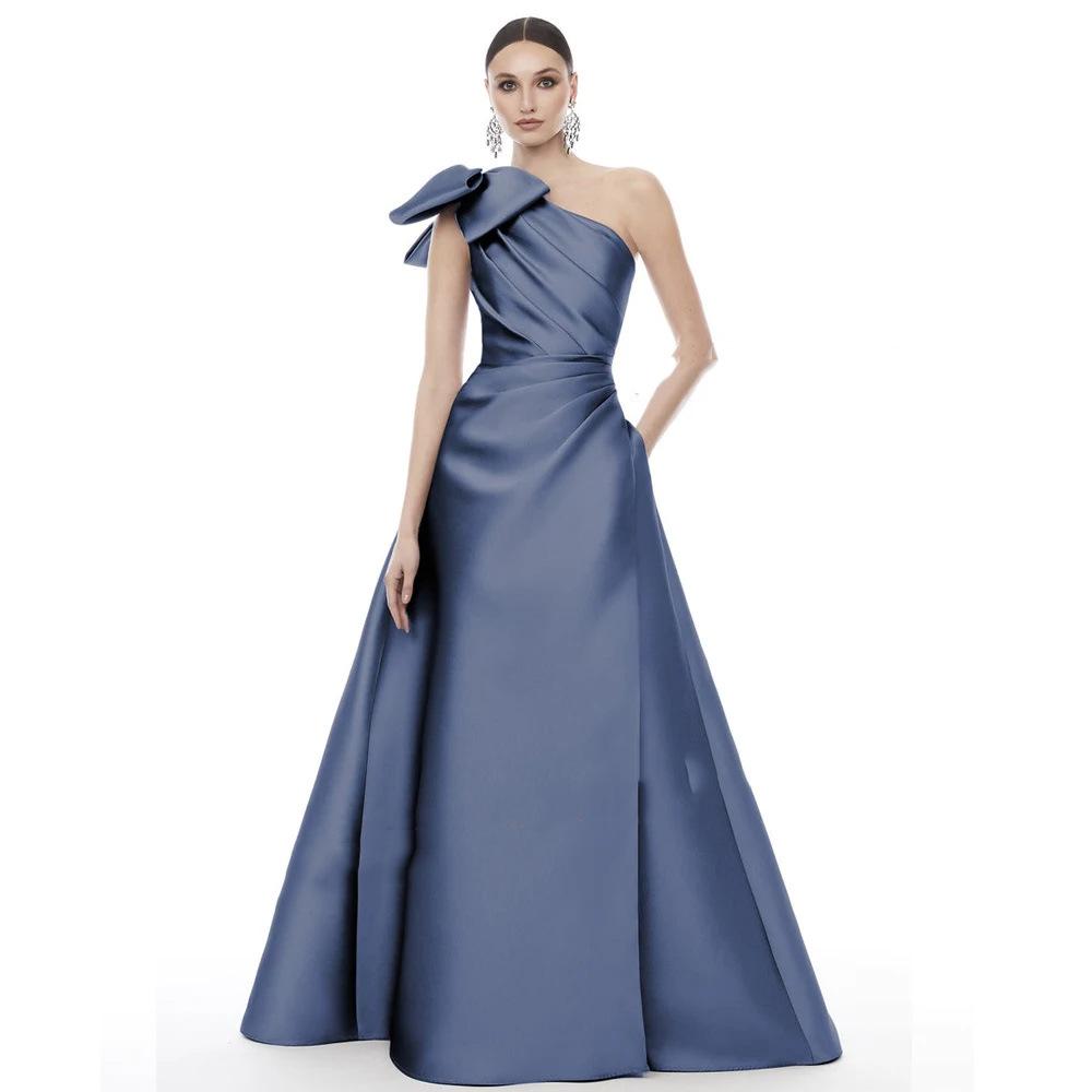 Tube top evening dress bow light