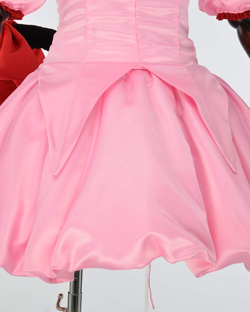 Miccostumes Women's Anime Cat Costume with Cute Pink Skirt (Size M)