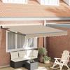 VidaXL Automatic Retractable Awning Beige 350x250 Cm 3330350